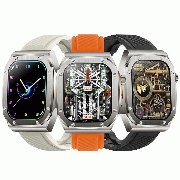 Z79 Max Armour Smart Watch – 2.1" IPS Display, Bluetooth Call, AI Voice Assistant, Compass, Heart Rate & Sports Tracking – Black Ahsangadgetzone