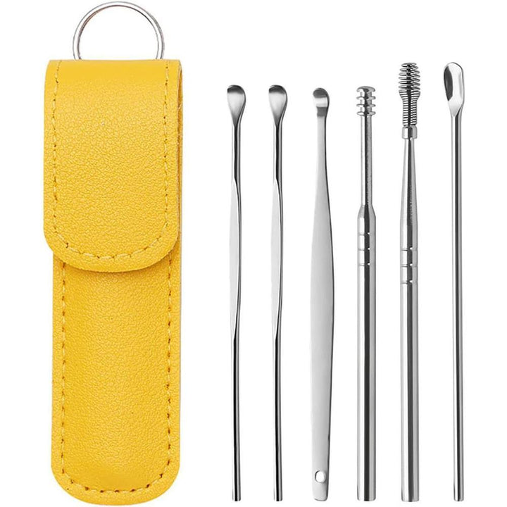 Ear Wax Cleaning Stainless steel tool Kit 6 Pcs Ravi Rang Collection