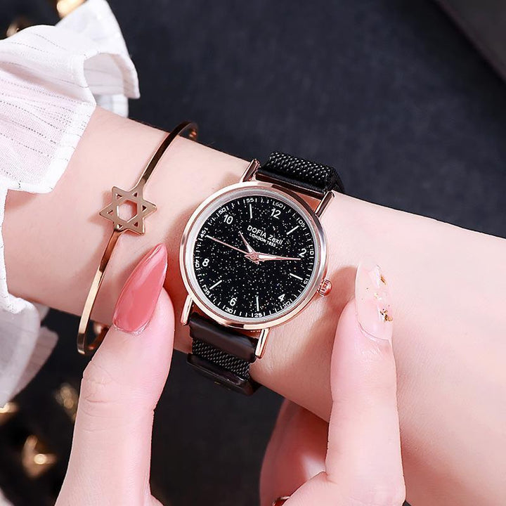 Fashion hipster explosion Starry Sky ladies luminous watch casual fashion watch student new watch spot Ravi Rang Collection
