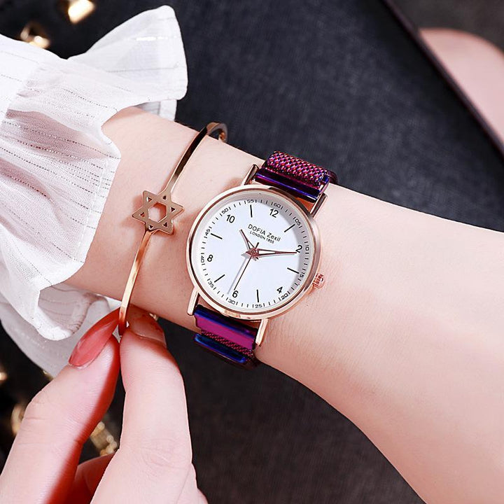 Fashion hipster explosion Starry Sky ladies luminous watch casual fashion watch student new watch spot Ravi Rang Collection