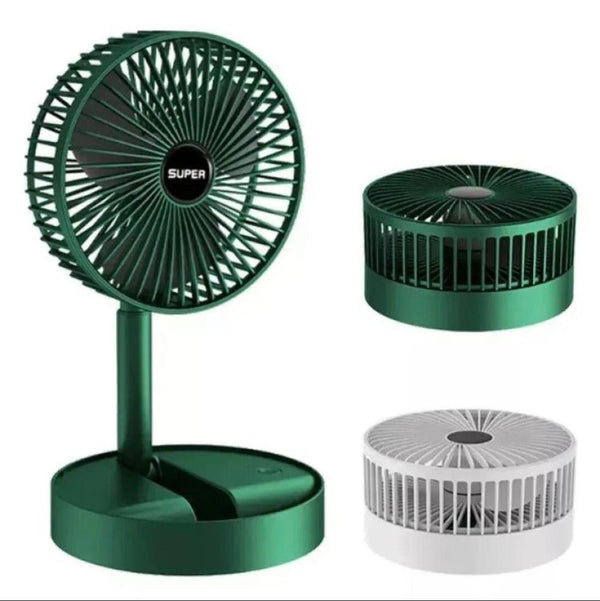 Folding Portable Rechargeable Fan for home & Office Ravi Rang Collection