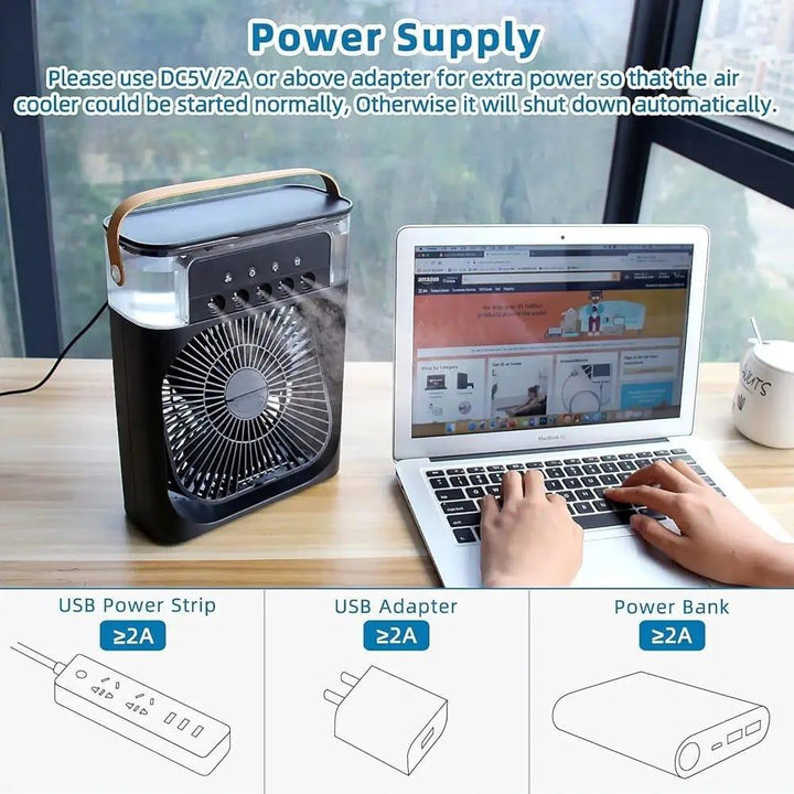 Mini Air Conditioner Portable Cooling Solution for Home & Office Ravi Rang Collection