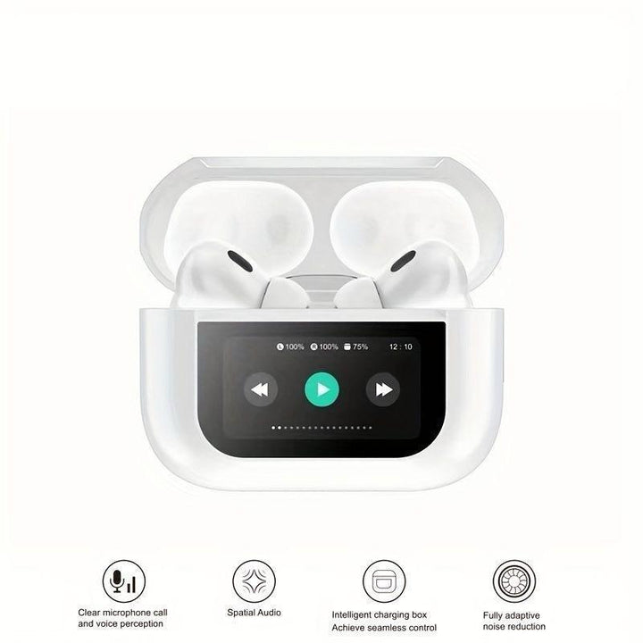 Earbuds Noise-Cancelling with Smart Touch LED Ravi Rang Collection
