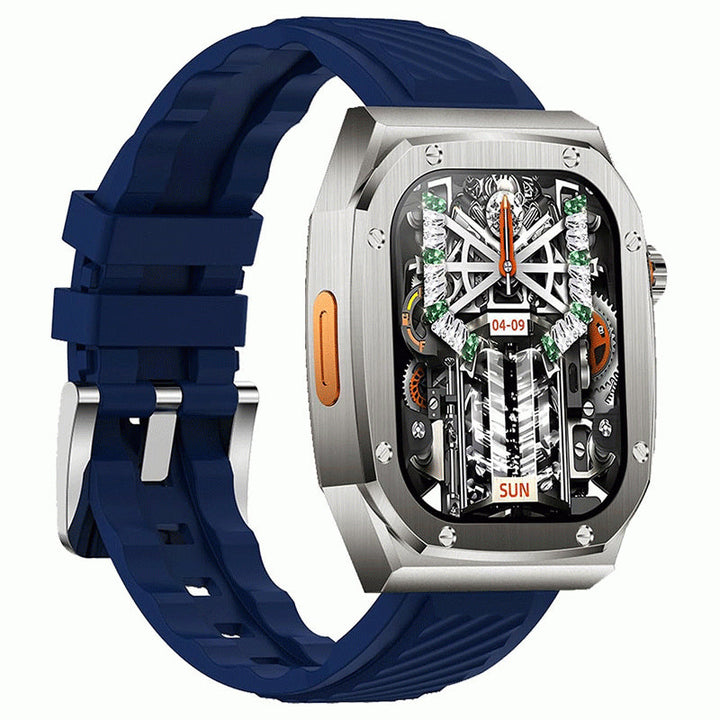 Z79 Max Armour Smart Watch – 2.1" IPS Display, Bluetooth Call, AI Voice Assistant, Compass, Heart Rate & Sports Tracking – Black Ahsangadgetzone