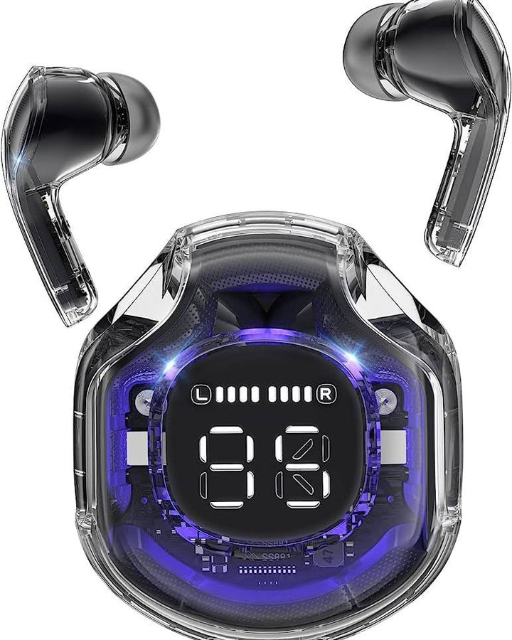 Air 39 Pro Transparent Wireless Earbuds | A39 Bluetooth 5.3 Headset | HiFi AirBuds with Deep Bass & Touch Control Ahsangadgetzone