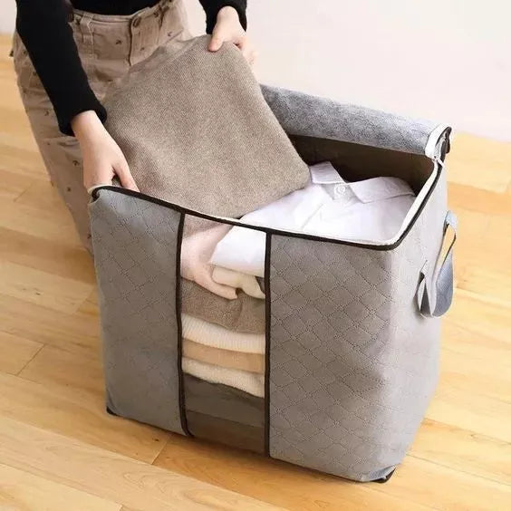Double-Decker Charcoal Wardrobe Avuke Goods