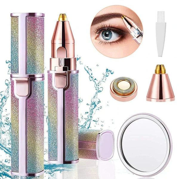 Flawless Brow Elegance: 2-in-1 Electric Eyebrow Trimmer & Shaver Avuke Goods