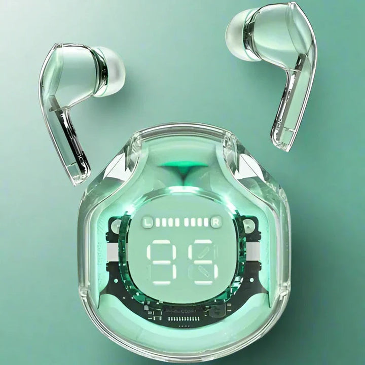 Air 39 Pro Transparent Wireless Earbuds | A39 Bluetooth 5.3 Headset | HiFi AirBuds with Deep Bass & Touch Control Ahsangadgetzone