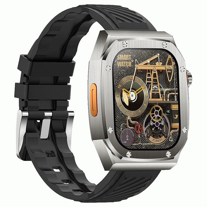 Z79 Max Armour Smart Watch – 2.1" IPS Display, Bluetooth Call, AI Voice Assistant, Compass, Heart Rate & Sports Tracking – Black Ahsangadgetzone