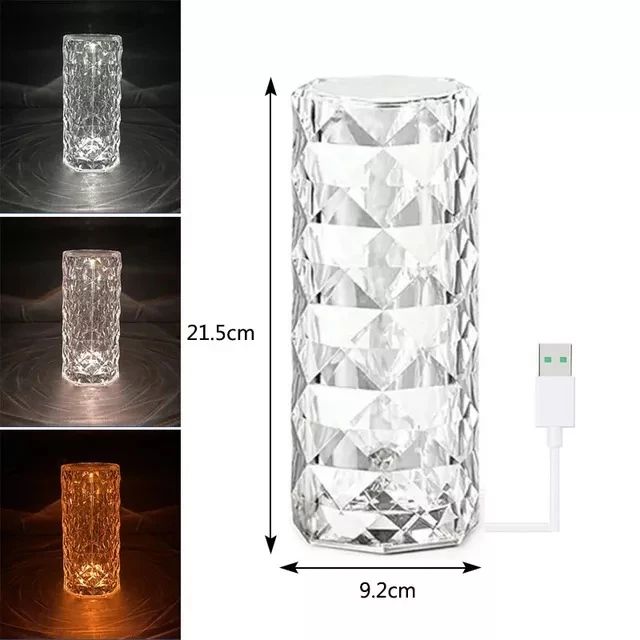 Dazzling Crystal Diamond Lamp - Illuminate Your Space Smile Mart