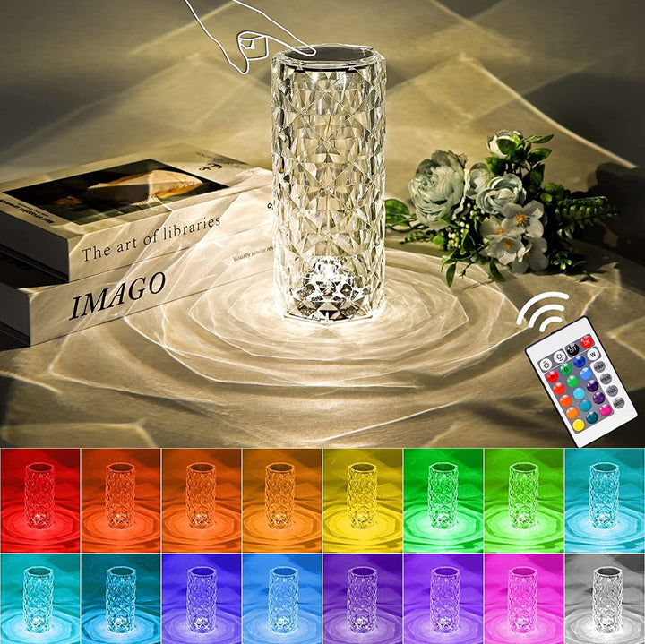 Dazzling Crystal Diamond Lamp - Illuminate Your Space Smile Mart