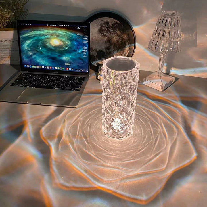 Dazzling Crystal Diamond Lamp - Illuminate Your Space Smile Mart