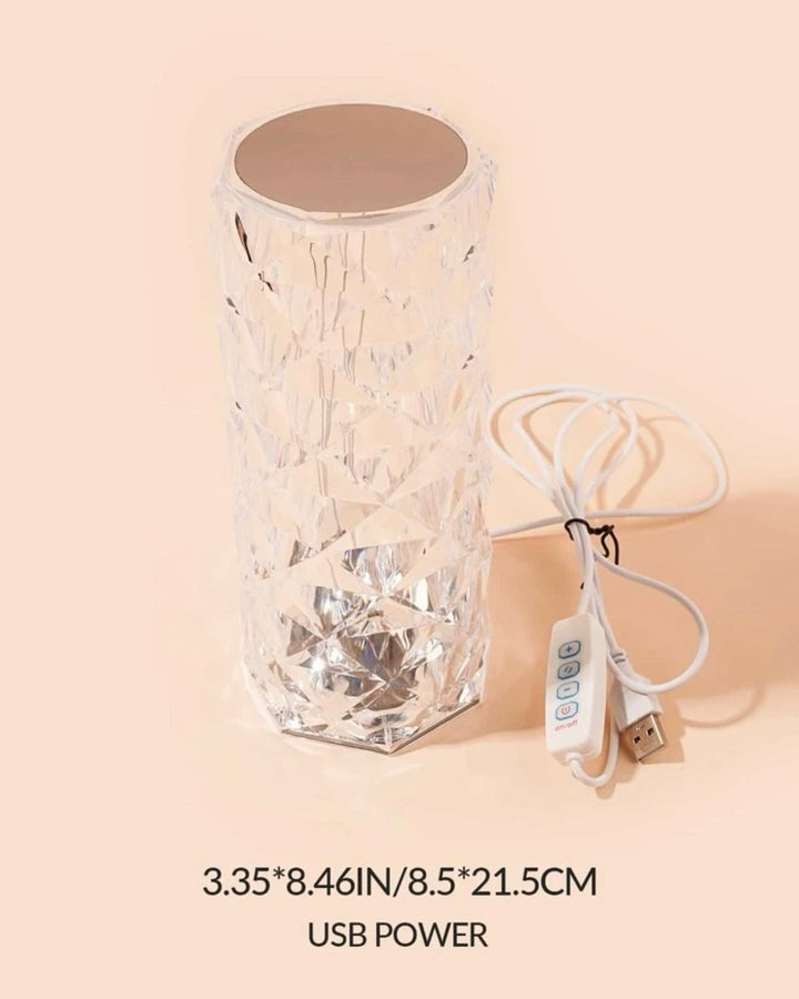 Dazzling Crystal Diamond Lamp - Illuminate Your Space Smile Mart