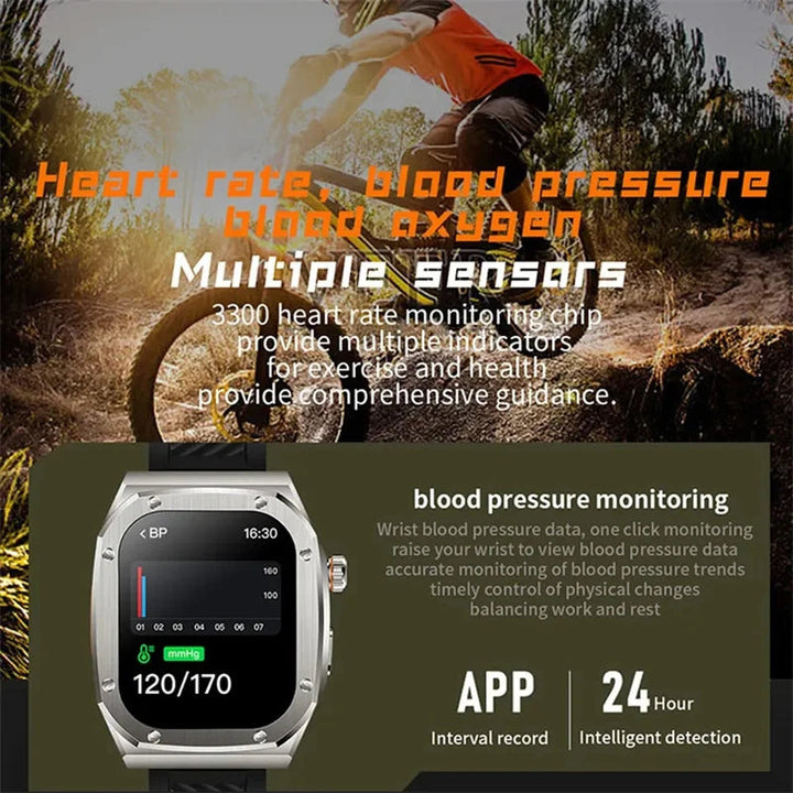 Z79 Max Armour Smart Watch – 2.1" IPS Display, Bluetooth Call, AI Voice Assistant, Compass, Heart Rate & Sports Tracking – Black Ahsangadgetzone