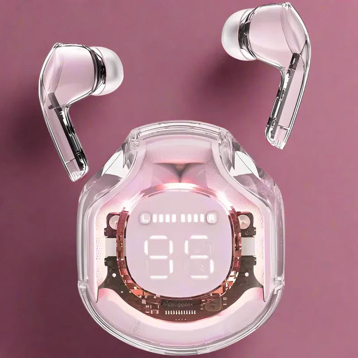 Air 39 Pro Transparent Wireless Earbuds | A39 Bluetooth 5.3 Headset | HiFi AirBuds with Deep Bass & Touch Control Ahsangadgetzone