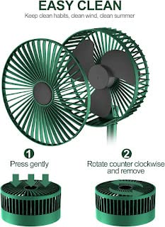 Portable Electric Mini Fan Foldable Telescopic fan with high Battery Life FSD-UZ-Traders