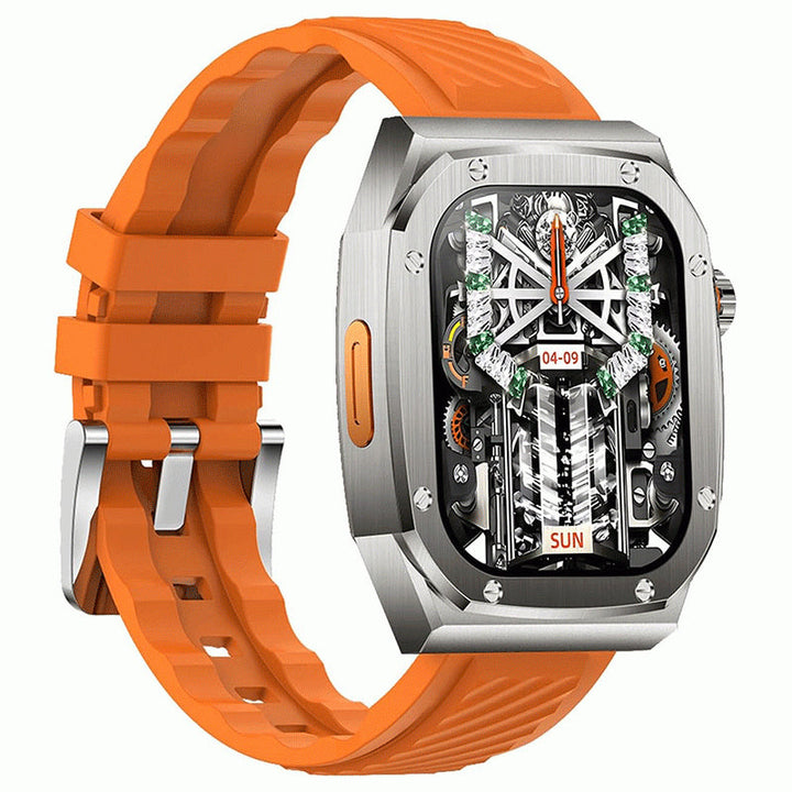 Z79 Max Armour Smart Watch – 2.1" IPS Display, Bluetooth Call, AI Voice Assistant, Compass, Heart Rate & Sports Tracking – Black Ahsangadgetzone