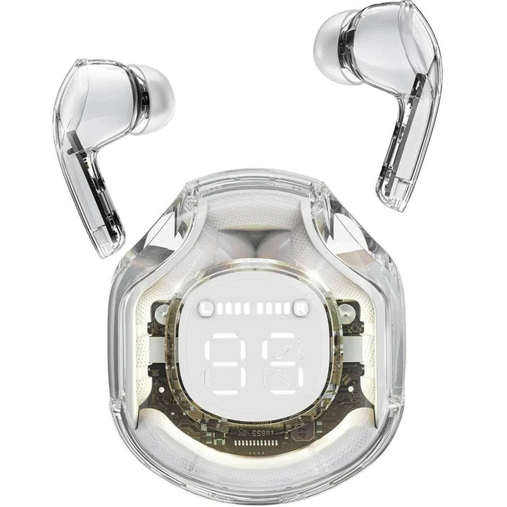 Air 39 Pro Transparent Wireless Earbuds | A39 Bluetooth 5.3 Headset | HiFi AirBuds with Deep Bass & Touch Control Ahsangadgetzone