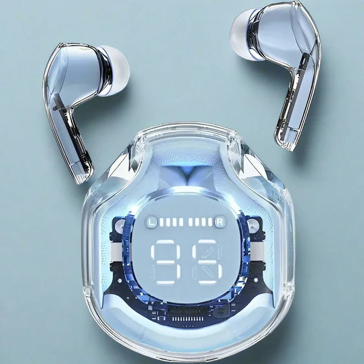 Air 39 Pro Transparent Wireless Earbuds | A39 Bluetooth 5.3 Headset | HiFi AirBuds with Deep Bass & Touch Control Ahsangadgetzone