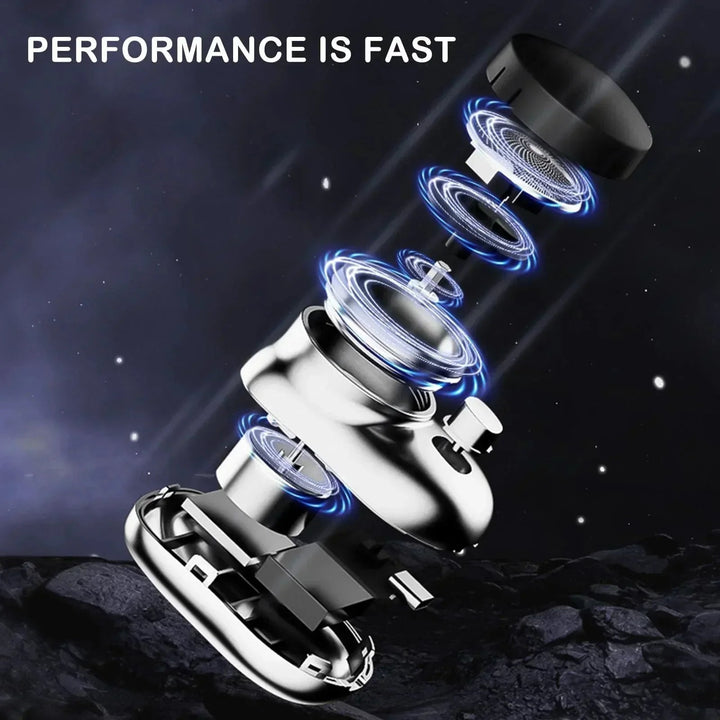 Mini Shaver 6 Blades Portable Electric Shaver Type-C Fast Charging Avuke Goods