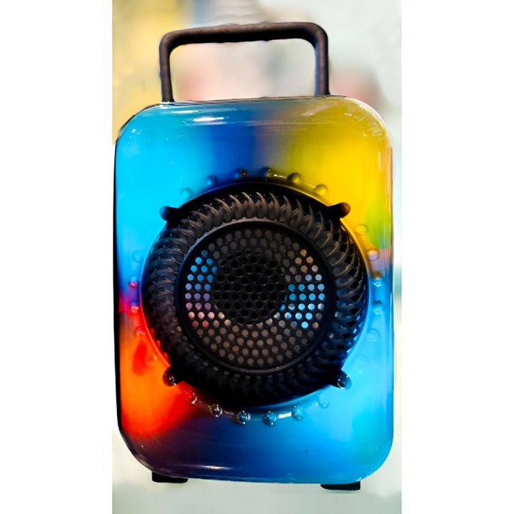 GTS-1867 Mini Portable 3-Inch Wireless Speaker – Rechargeable with Flame Lighting Effect Ahsangadgetzone