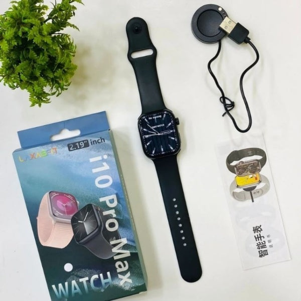 i10 Pro Max Smartwatch | 2.19” Full Touch | Bluetooth Call | Fitness & Health Tracker | Series 9 Ahsangadgetzone