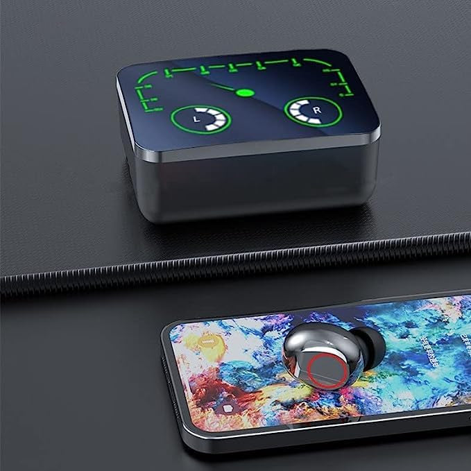 M90 Max tws wireless Earbuds Hifi Stereo Earbuds With 1200 MH Battery Ahsangadgetzone
