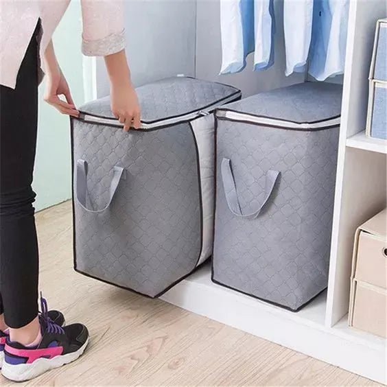 Double-Decker Charcoal Wardrobe Avuke Goods