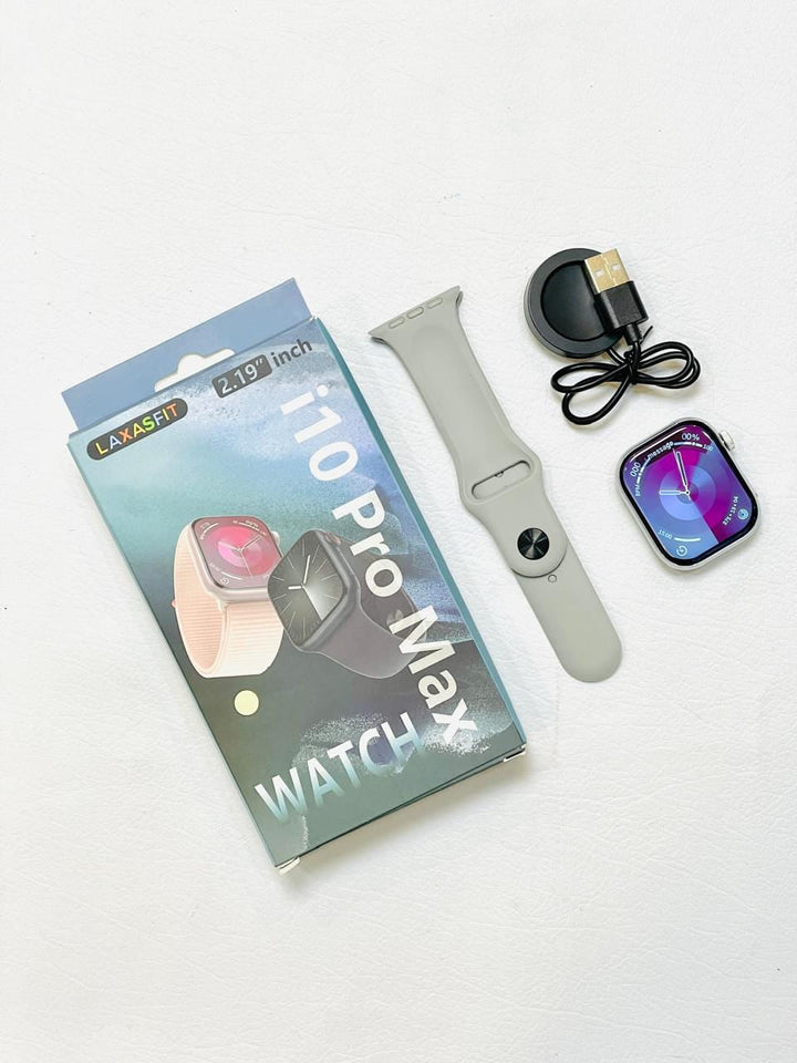 i10 Pro Max Smartwatch | 2.19” Full Touch | Bluetooth Call | Fitness & Health Tracker | Series 9 Ahsangadgetzone