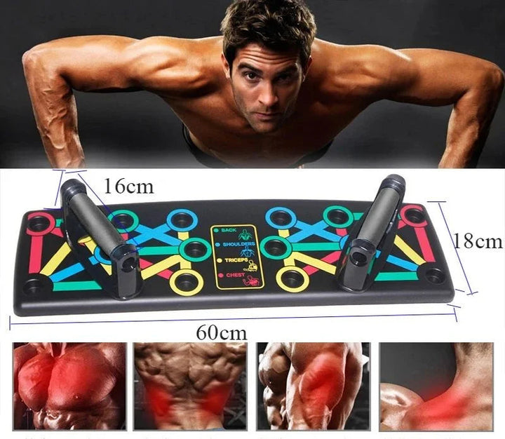 Foldable  9 in 1 push-up board Avuke Goods