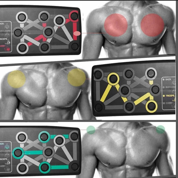 Foldable  9 in 1 push-up board Avuke Goods