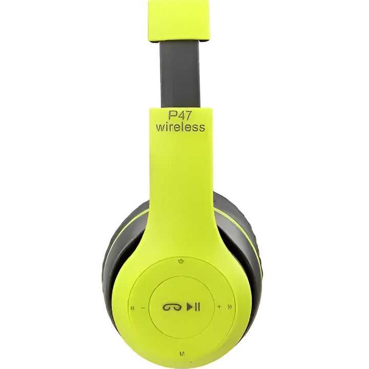 P47 Wireless Bluetooth Foldable Headset | 5-Hour Playtime | Crystal Clear Sound | Bluetooth 5.0 – Enhanced Audio Experience Ahsangadgetzone