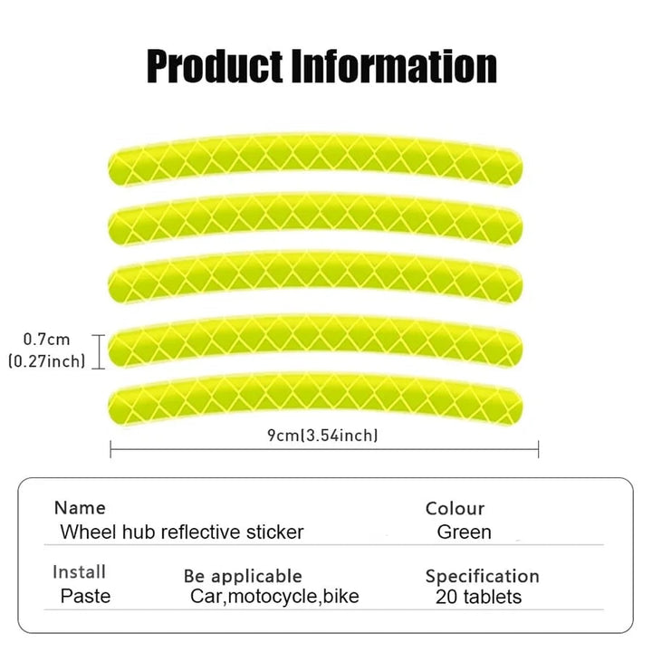 Car Wheel Hub Reflective Sticker Avuke Goods