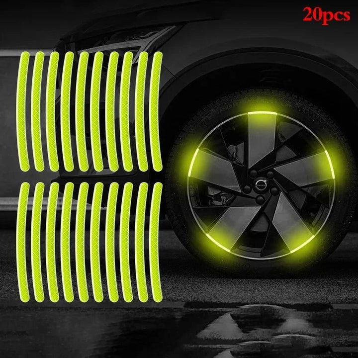 Car Wheel Hub Reflective Sticker Avuke Goods