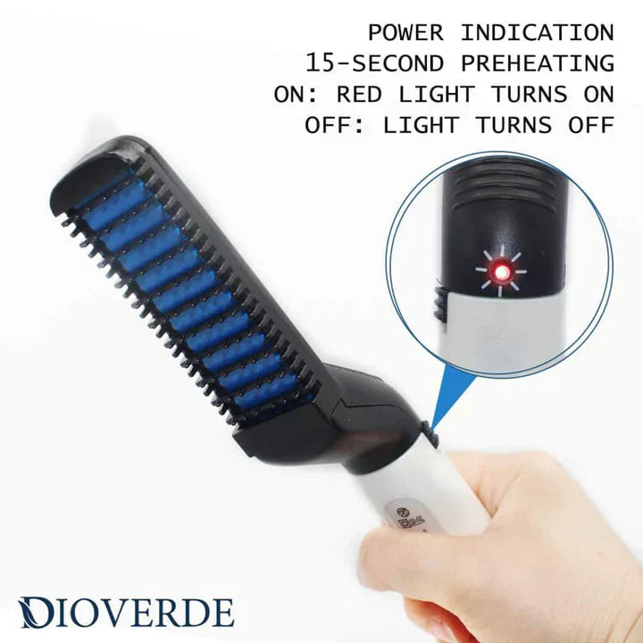 Hair Straightener For Men Multifunctional Comb Curling Electric Brush Beard Comb Zainsar