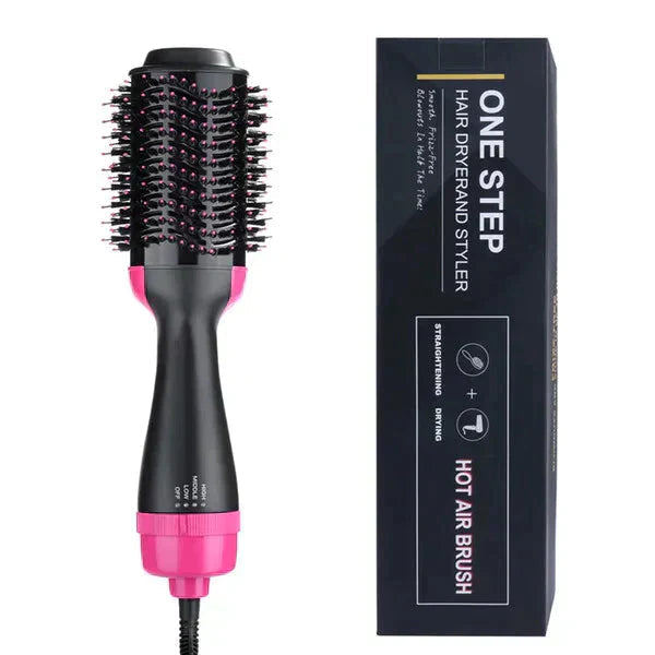 Professional Curler Hair Straightener Hair Dryer Styling Tool Hot Air Brush Aram ka bazar