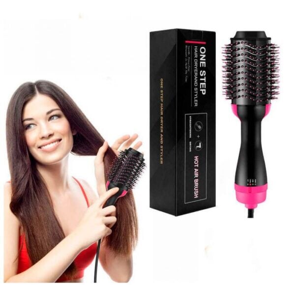 Professional Curler Hair Straightener Hair Dryer Styling Tool Hot Air Brush Aram ka bazar