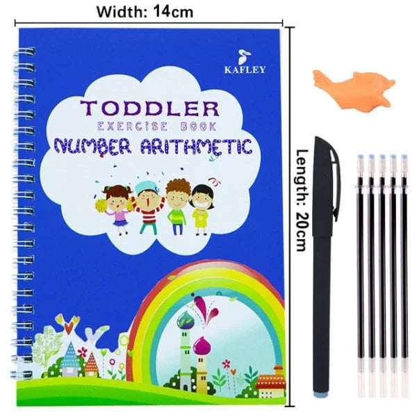 Magical Calligraphy Adventure 4-Piece Set with 10 Refillable Copybooks Avuke Goods