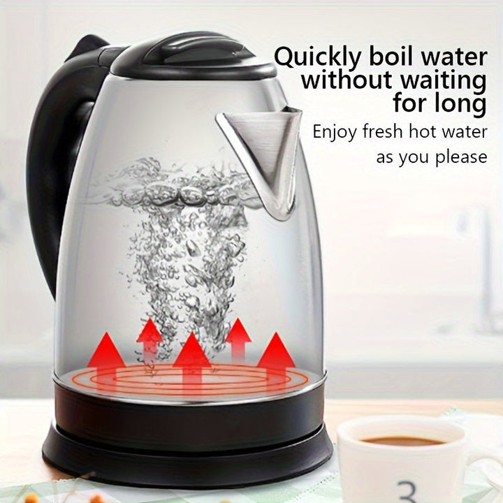 Premium Quality 2.0L Stainless Steel Electric Kettle – Fast Boil, Durable, and Efficient Fashion Mart
