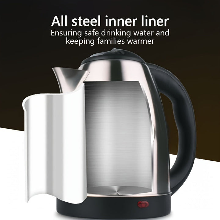 Premium Quality 2.0L Stainless Steel Electric Kettle – Fast Boil, Durable, and Efficient Fashion Mart