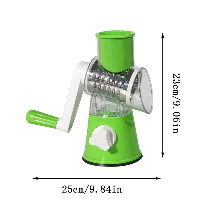 Multi-function 3 in 1 Drum Vegetable Cutter Slicer UJ Discount Bazar