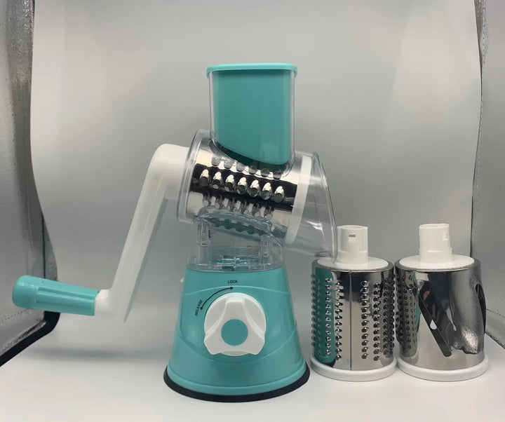 Multi-function 3 in 1 Drum Vegetable Cutter Slicer UJ Discount Bazar