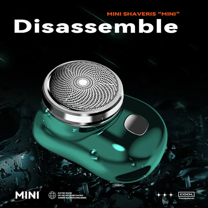 Mini Shaver 6 Blades Portable Electric Shaver Type-C Fast Charging Avuke Goods