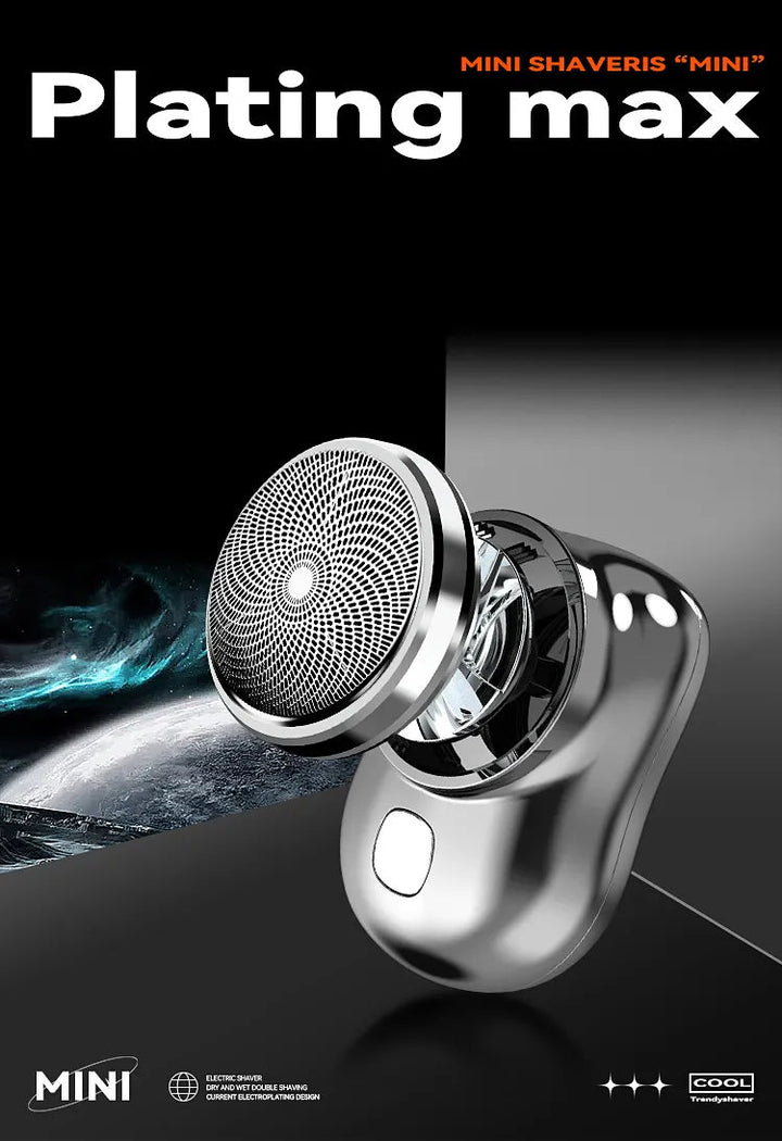 Mini Shaver 6 Blades Portable Electric Shaver Type-C Fast Charging Avuke Goods