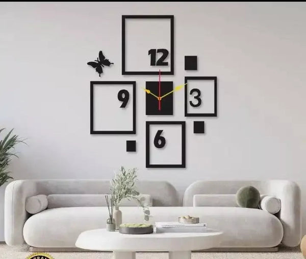 Brick Wall Clock Room Decoration Avuke Goods