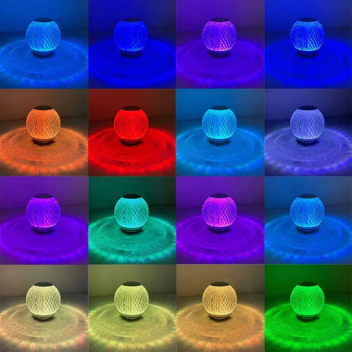 Elegance Sphere Glass RGB Lamp Avuke Goods