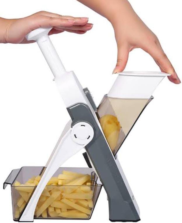 5 in 1 chopper mandoline slicer with dicing blade Aram ka bazar