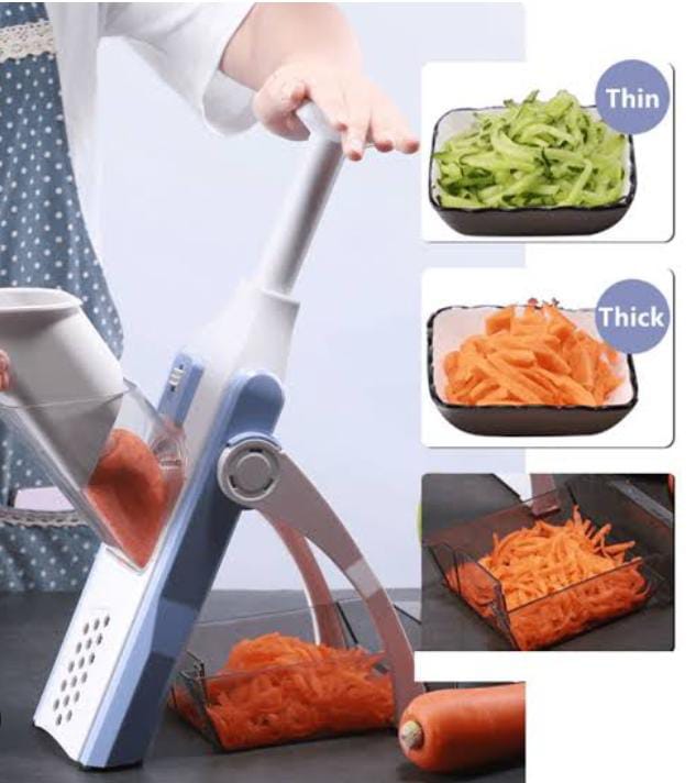 5 in 1 chopper mandoline slicer with dicing blade Aram ka bazar