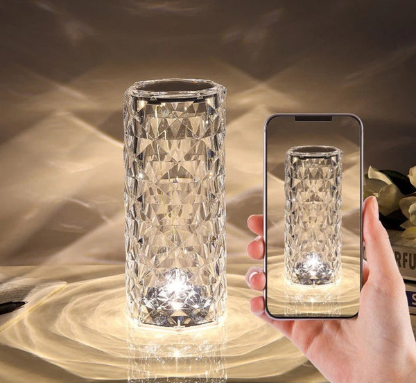 Dazzling Crystal Diamond Lamp - Illuminate Your Space Smile Mart