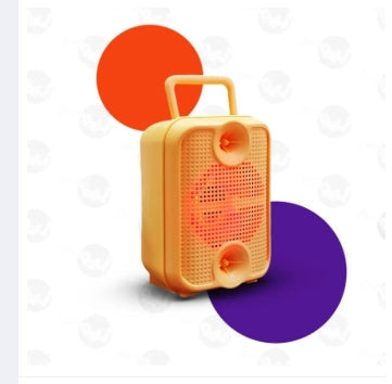 GTS-1881 GlowBeat 3-Inch Bluetooth Speaker with Dynamic Lighting Effects Ahsangadgetzone